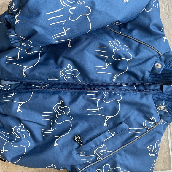 Jacket kids unisex Elephant print jacket w fleece lining - Picture 5 of 13